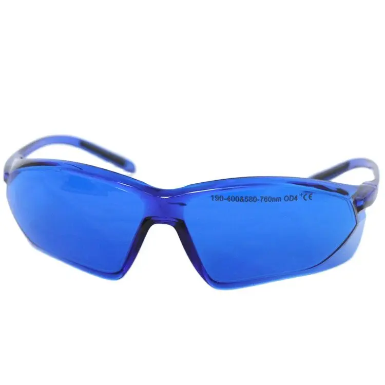 

594nm 632.8nm 660nm 755nm Laser Safety Glasses for 190-400 & 580-760nm O.D 4+ CE