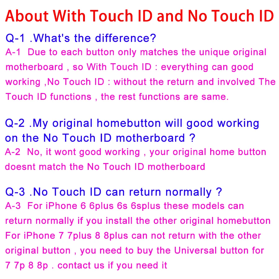 Для IPhone 6S материнская плата 16 Гб RoseGold Touch ID Кнопка Домой разблокировка