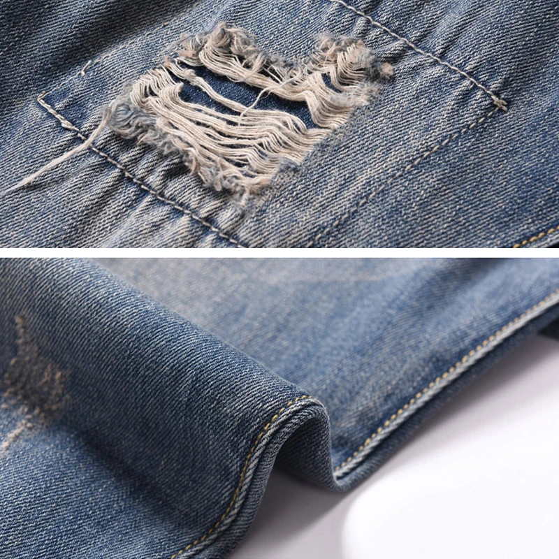 Женские летние рваные джинсы с дырками короткие брюки женские повседневные