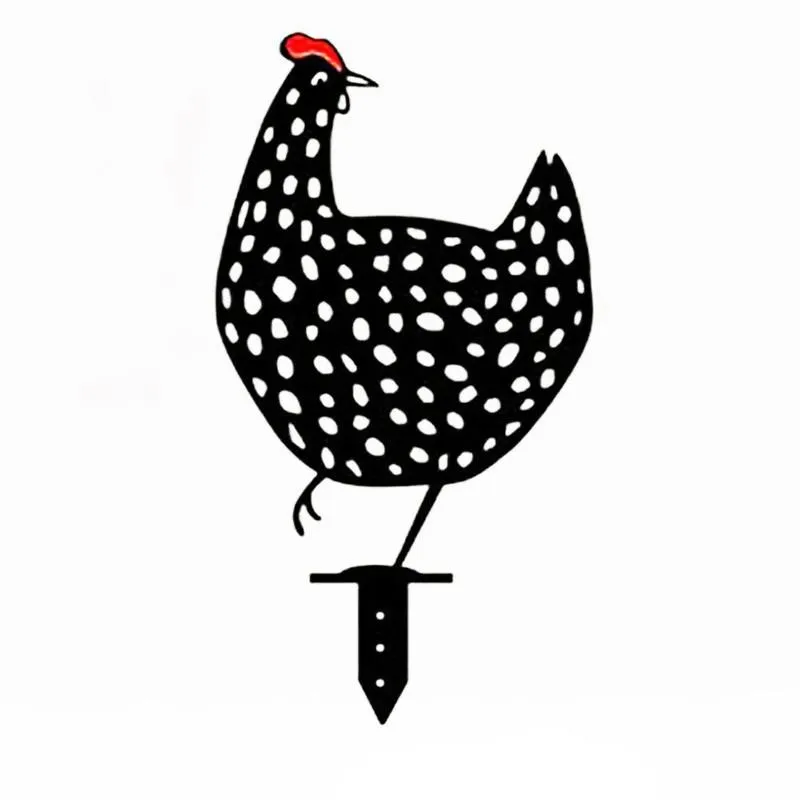 

Lawn Stakes Plastic Duck Hen Yard Decor Gift Garden Decoration Outdoor Garden ornamentsChicken Yard Art Garden Statues Backyard