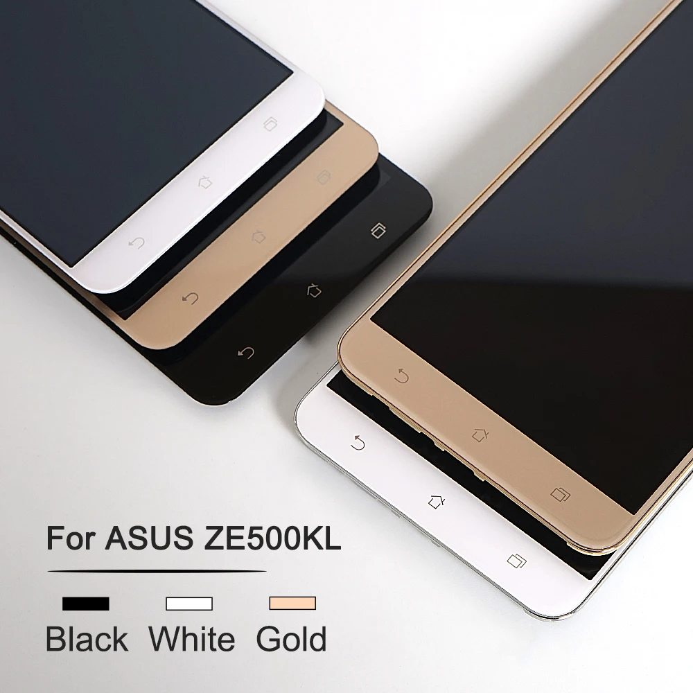 ЖК дисплей 5 дюйма для Asus Zenfone 3 Laser ZC551KL Z01BD сенсорный экран с рамкой ASUS ZenFone3