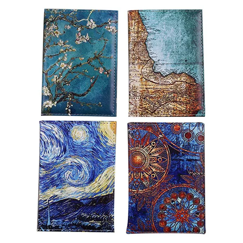 Цветочный чехол для паспорта кошелек сумка путешествий аксессуары женщин и