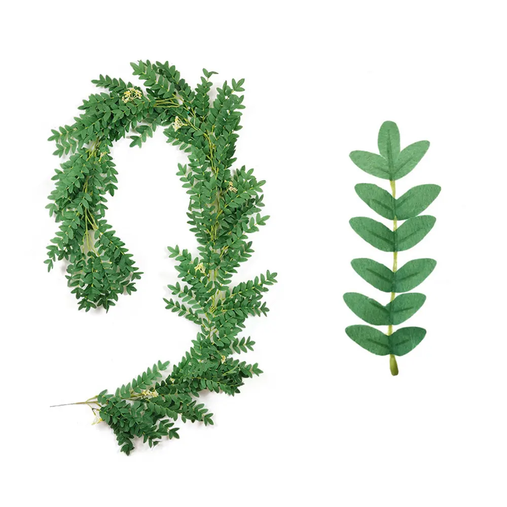 2 м имитации растений сапонин листья ротанга Свадьба интерьер макет