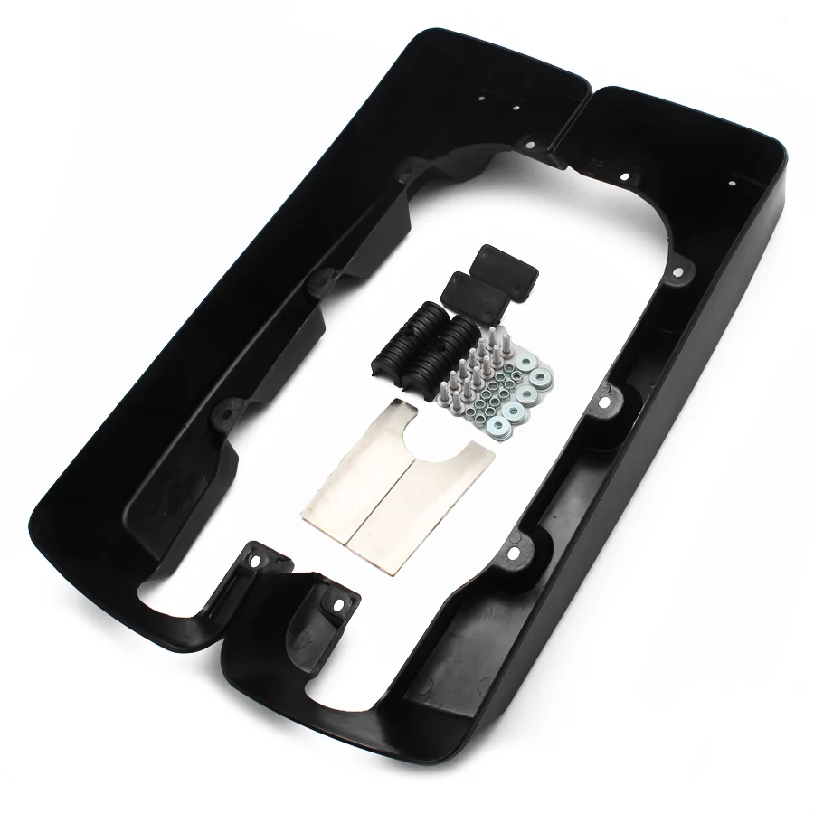 Мотоциклетная жесткая растягивающаяся седельная сумка 4 дюйма черная подходит