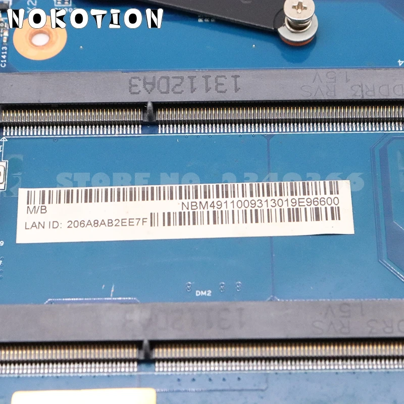 NOKOTION NBM4911009 NB. M4911.009 для acer aspire V5-571 Материнская плата ноутбука с сенсорным экраном