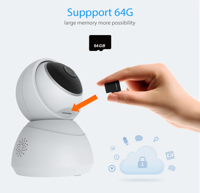 Умная IP камера Tuya 1080P HD Wi Fi с приближением и наклоном|Камеры видеонаблюдения| |