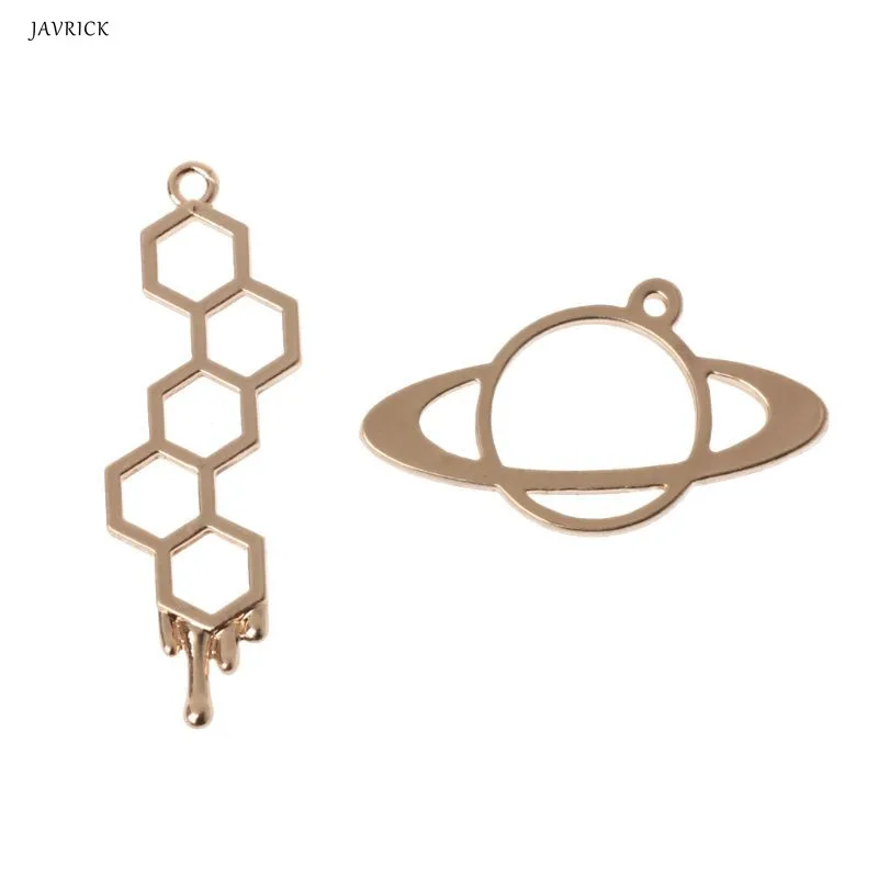 5 шт. новая ювелирная рамка Honeybee Planet UV рамка Подвеска Установка в открытую рамку УФ Смола ювелирные изделия DIY
