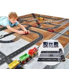 Mideer 4,8 см x 5 м DIY лента для рельсовой дороги, лента Motoway, игрушка, трек-сцена, наклейка для дорожного движения, клейкая лента для детей, детская машинка для игр