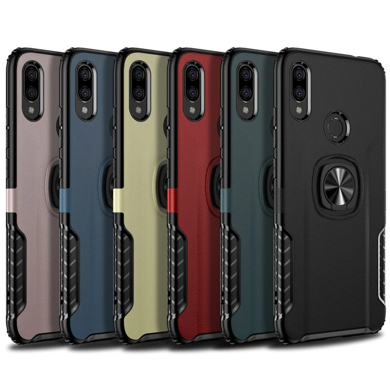 Противоударные бронированные Чехлы для Samsung Galaxy M20 M10 S10 Plus S10E Note 9 Note9 с кольцом и
