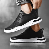 mens breathable shoes summer lace up casual shoes for mens white sneakers trend man flat walking shoes tenis feminino nanx292