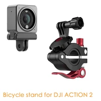 bike holder for dji action 2 gopro holder bike bicycle motorcycle handlebar camera mount bracket accessories
