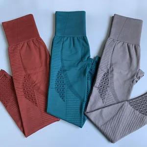 Женские Бесшовные Леггинсы Nepoagym, эластичные мягкие леггинсы с высокой талией, для занятий йогой