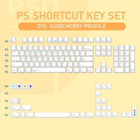loop ps shortcut key hotkey set cherry profile dye sub keycap set thick pbt for keyboard gh60 xd60 xd84 tada68 87 104 bm60 bm65