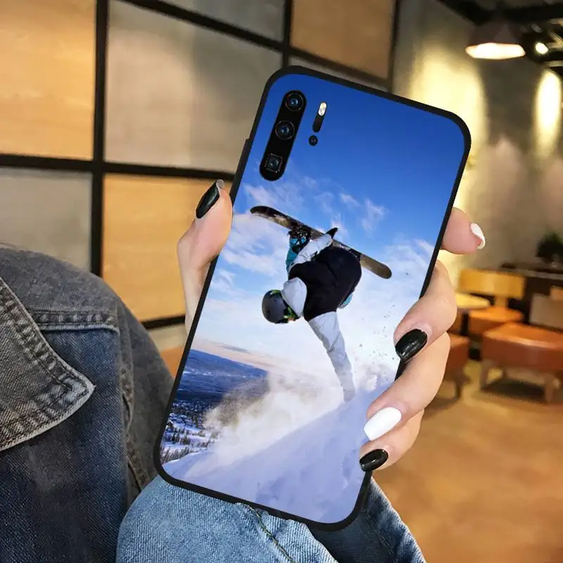 

Lavaza ski neige Snowboard Phone Case For Huawei NOVA 2 2i 2s 3i 4 4e 5 plus P10 lite 20 P20 pro honor10