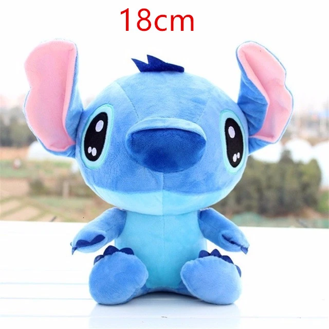 F Плюшевые игрушки-куклы с мультипликационным стичем, Kawaii Lilo& Stitch, мягкие игрушки-животные для детей, подарки на день рождения, Рождество, Декор - Color: F