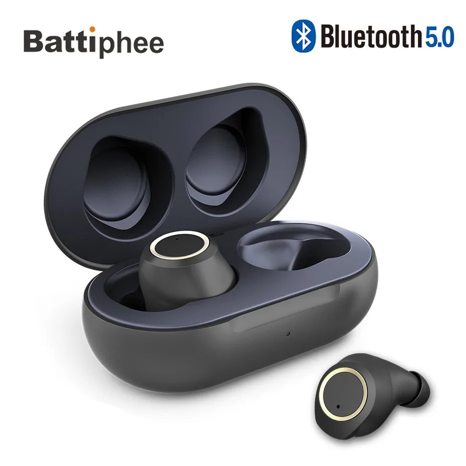 Bluetooth-наушники Battiphee F8 TWS беспроводная гарнитура с объемным звуком 6D Bluetooth 5 0