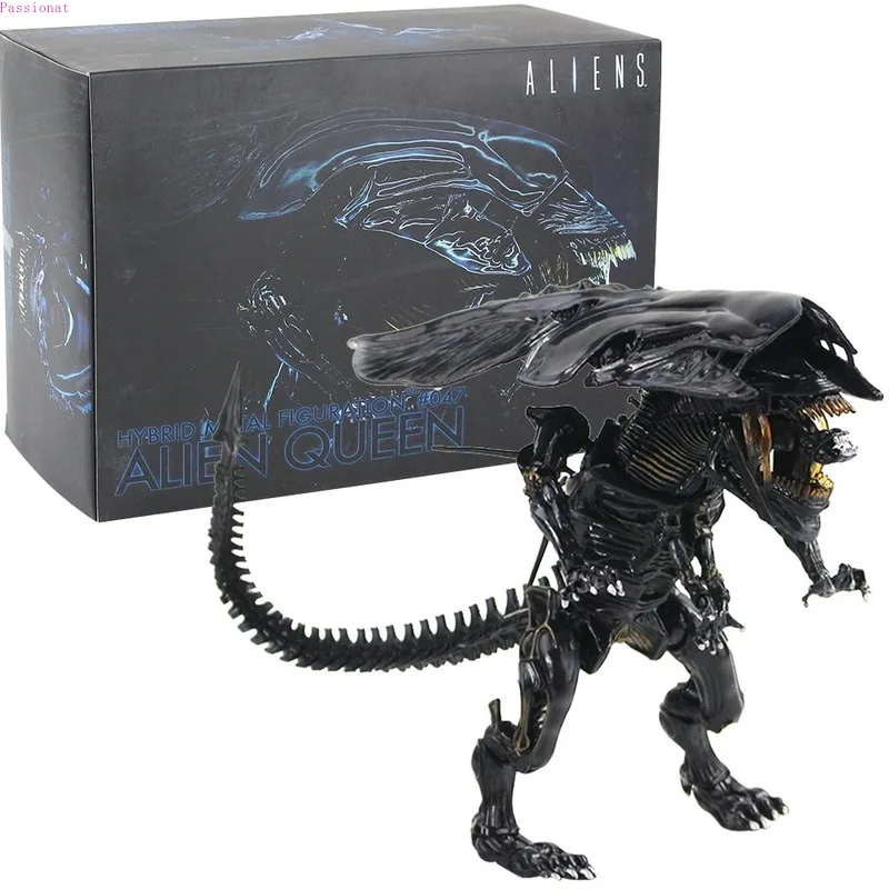 

Alien Queen Hybrid Metal Figuration #047 Aliens VS Predator PVC Model Figure Toys