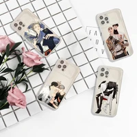 19 days chinese anime phone case transparent for iphone 7 8 11 12 se 2020 mini pro x xs xr max plus high quality funda coque