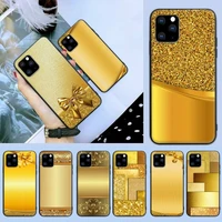 metallic gold foil phone case for iphone 6 7 8 plus 11 12 promax x xr xs se max back cover
