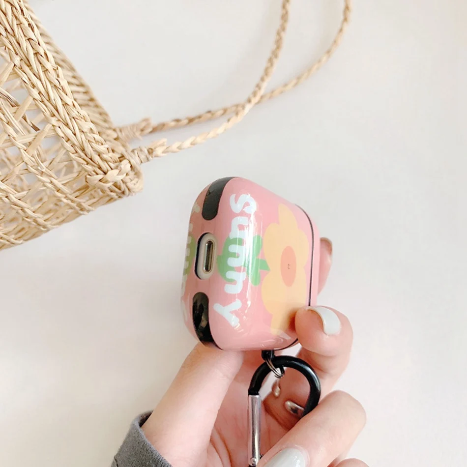 Беспроводной чехол для наушников для Airpods, чехол, Роскошный милый цветок, чехол для наушников для Apple Air Pods 2, чехол, защита, аксессуары для кожи