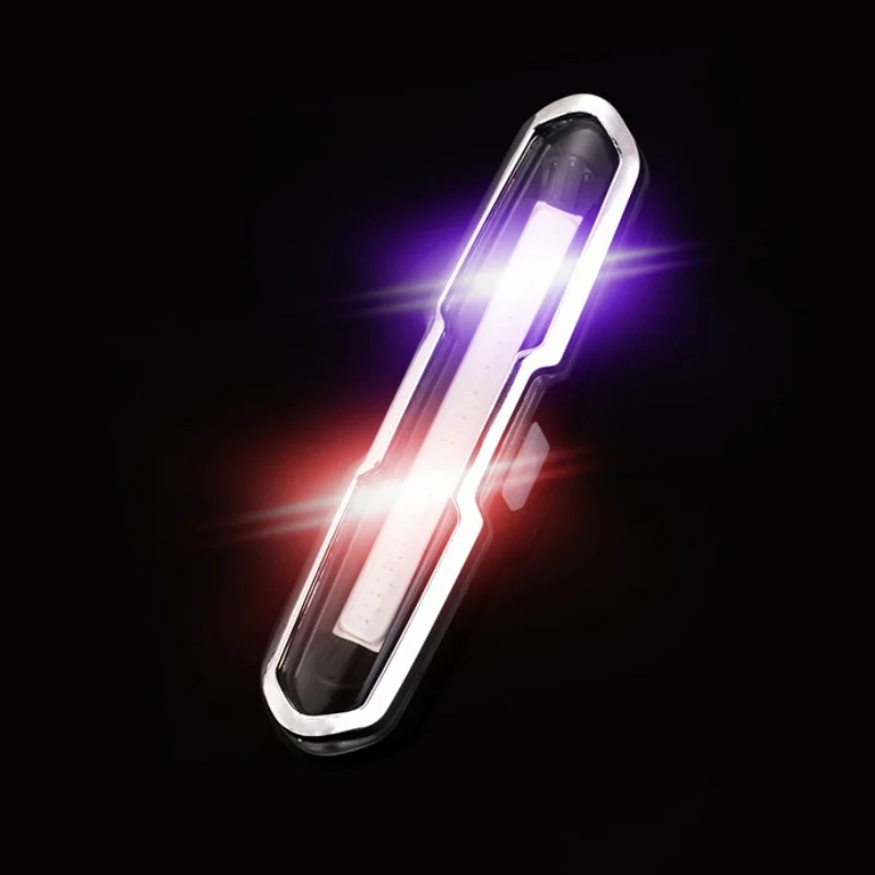 Светодиодный USB Перезаряжаемый передний задний велосипедный светильник фонарь с