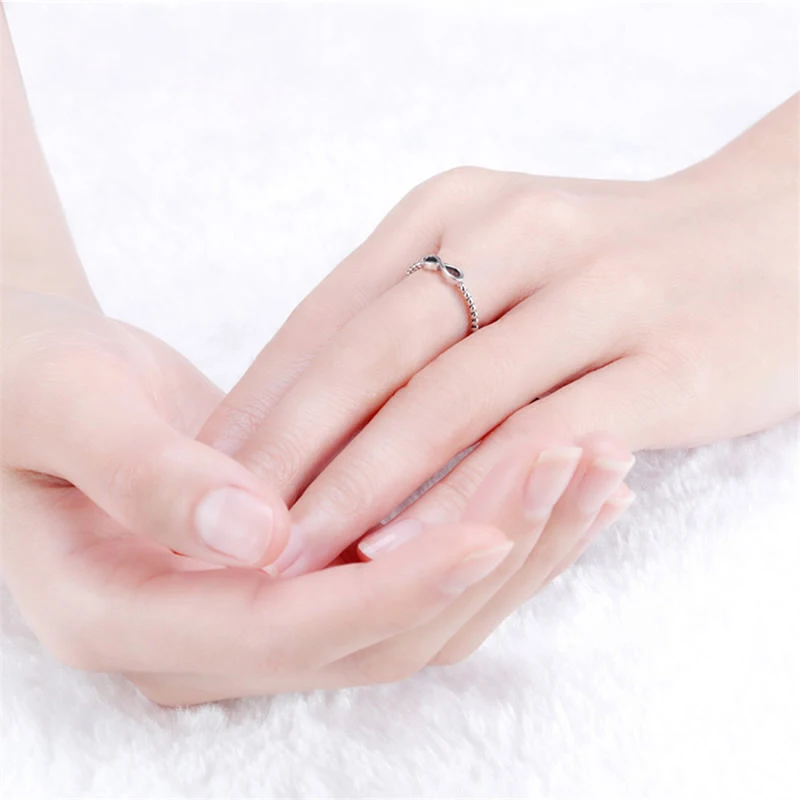 Калетин белое золото цветные кольца для женщин бесконечность амулеты лучший