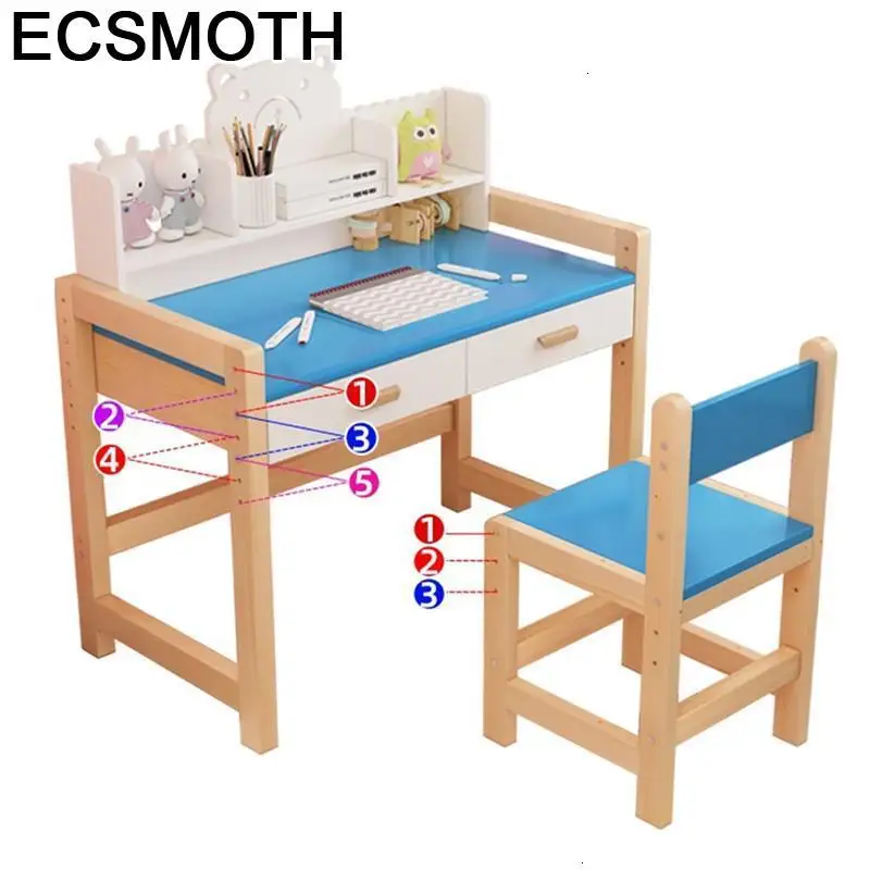 Детский Silla Y Infantiles Enfant Avec Chaise Scrivania Baby Tavolo Bambini Регулируемый Киндер Меса Infantil