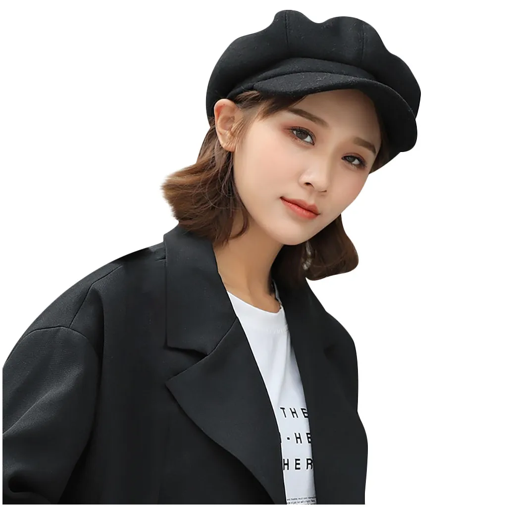 Шапки 2020 весна зима новая дамская шапка осень и теплый модный шерстяной берет