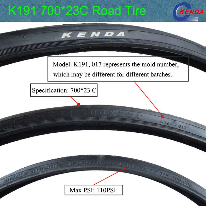 Шина для дорожного велосипеда KENDA 700 * 23C 700c нескользящая Сверхлегкая велосипедная