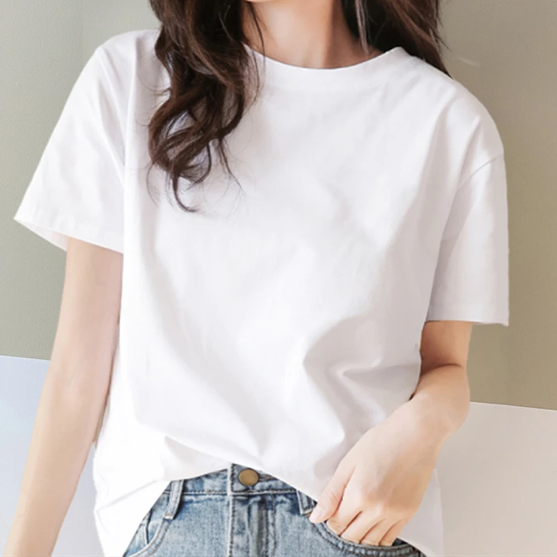 

Tops Blue T Shirt Women Short Sleeve Tshirt fuchsia