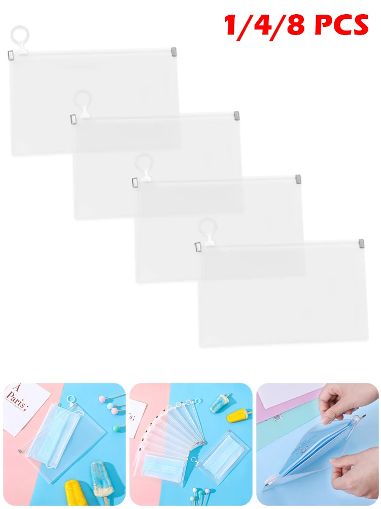 1/4/8 шт. прозрачная сумка-Органайзер на молнии | Дом и сад