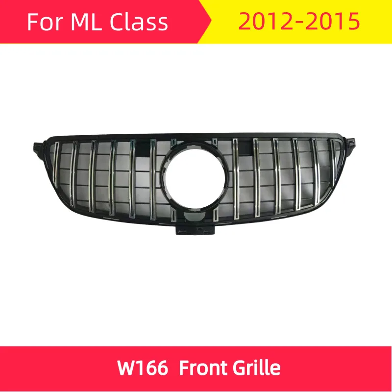 GT Передняя решетка для mercedes W166 2012-2015 мл класс ML300 ML320 ML350 ML400 ML450 ABS передняя