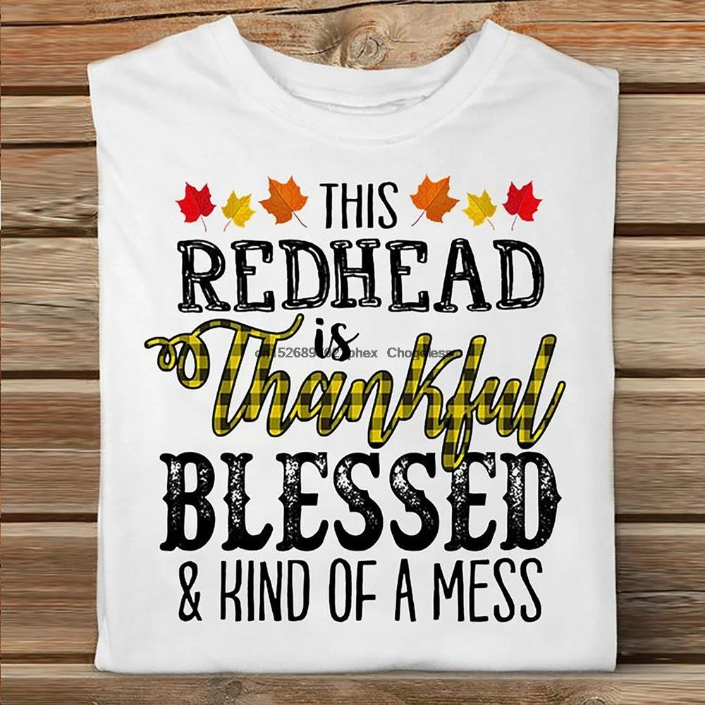 Эта рубашка для девушек с изображением Красной головы благодарна и