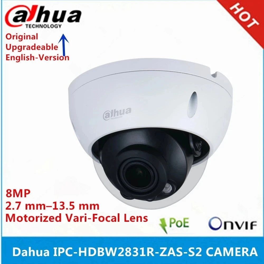 Dahua IPC-HDBW2831R-ZAS-S2 8 МП 2 7 мм-13 5 мм моторизованный зум-объектив со встроенным слотом