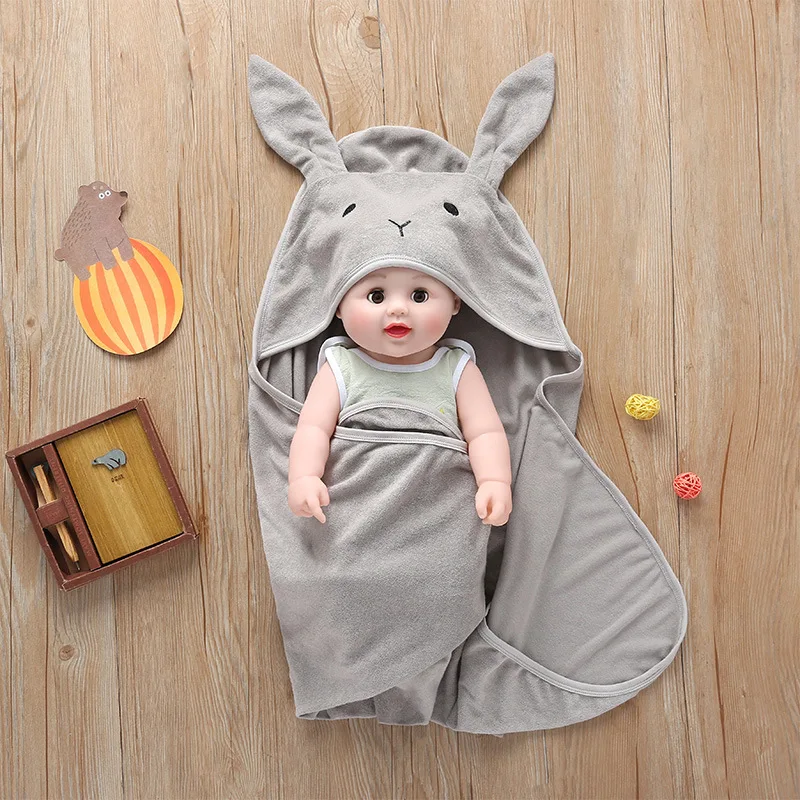 Осеннее одеяло PUDCOCO для маленьких мальчиков и девочек мягкое однотонное с милым