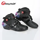 Оригинальные мотоциклетные ботинки до щиколотки, мотоциклетные ботинки для езды по бездорожью, спортивные защитные ботинки для езды на велосипеде