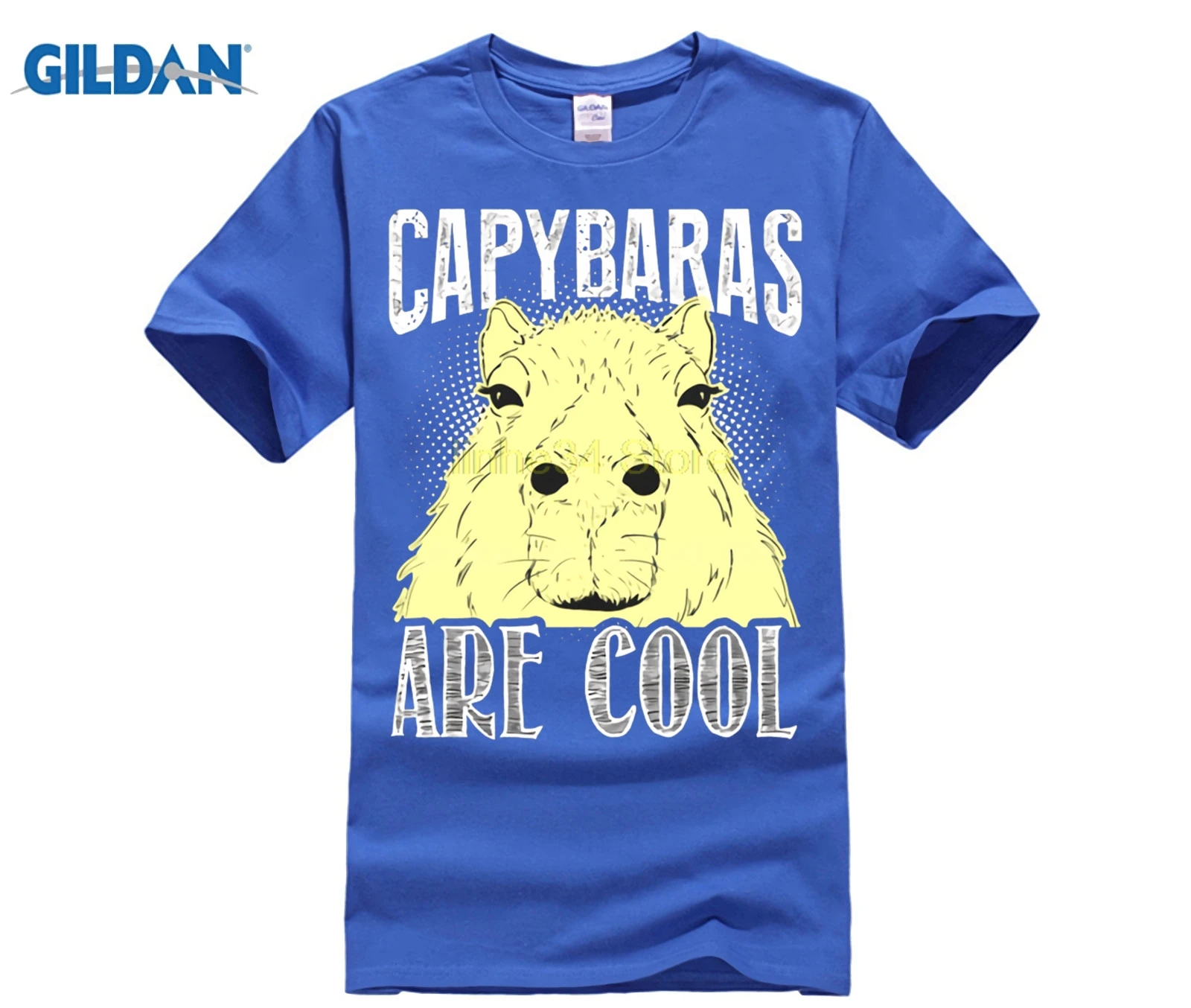 Футболка крутой для хипстеров с круглым вырезом Топы Capybaras футболки забавным