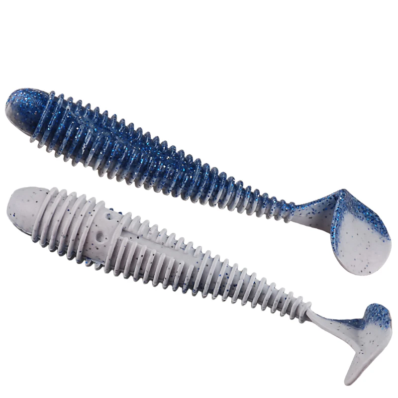 Умная Мягкая приманка для рыбной ловли 6 5 см 2 7 г 9 T-образный хвост силиконовые