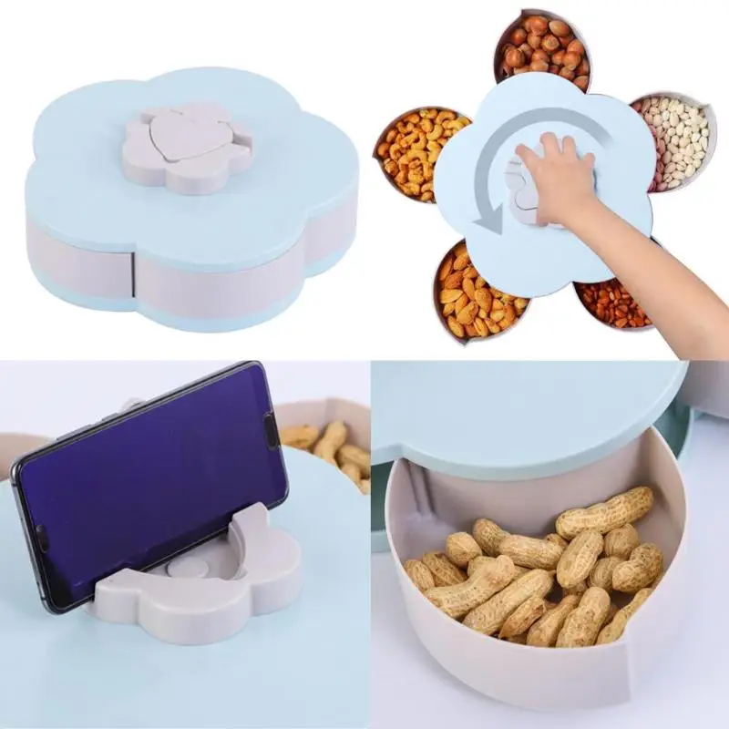 Пластиковая коробка для хранения семян орехи конфеты сухие фрукты чехол Слива