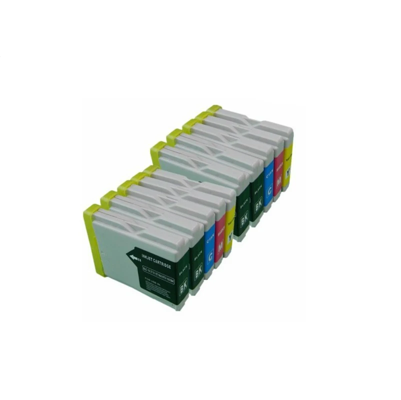 10PK чернильные картриджи LC960 LC970 LC1000 совместимы для Brother монокальция фосфат DCP-130C