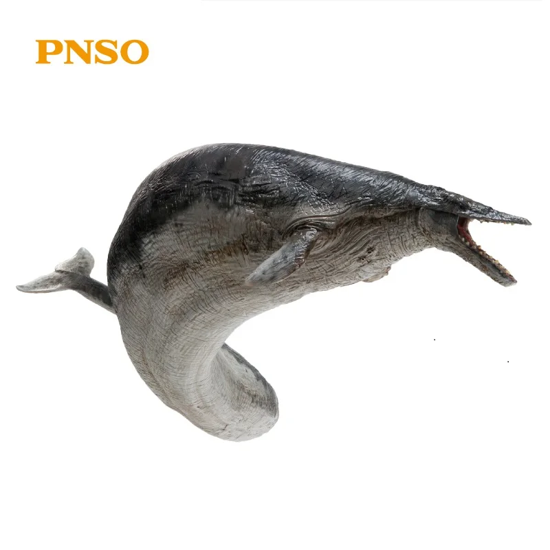 PNSO 50 см длина древняя фигурка животного кукла модель Basilosaurus с кронштейном Классические игрушки для мальчиков Морская жизнь возраст динозавров