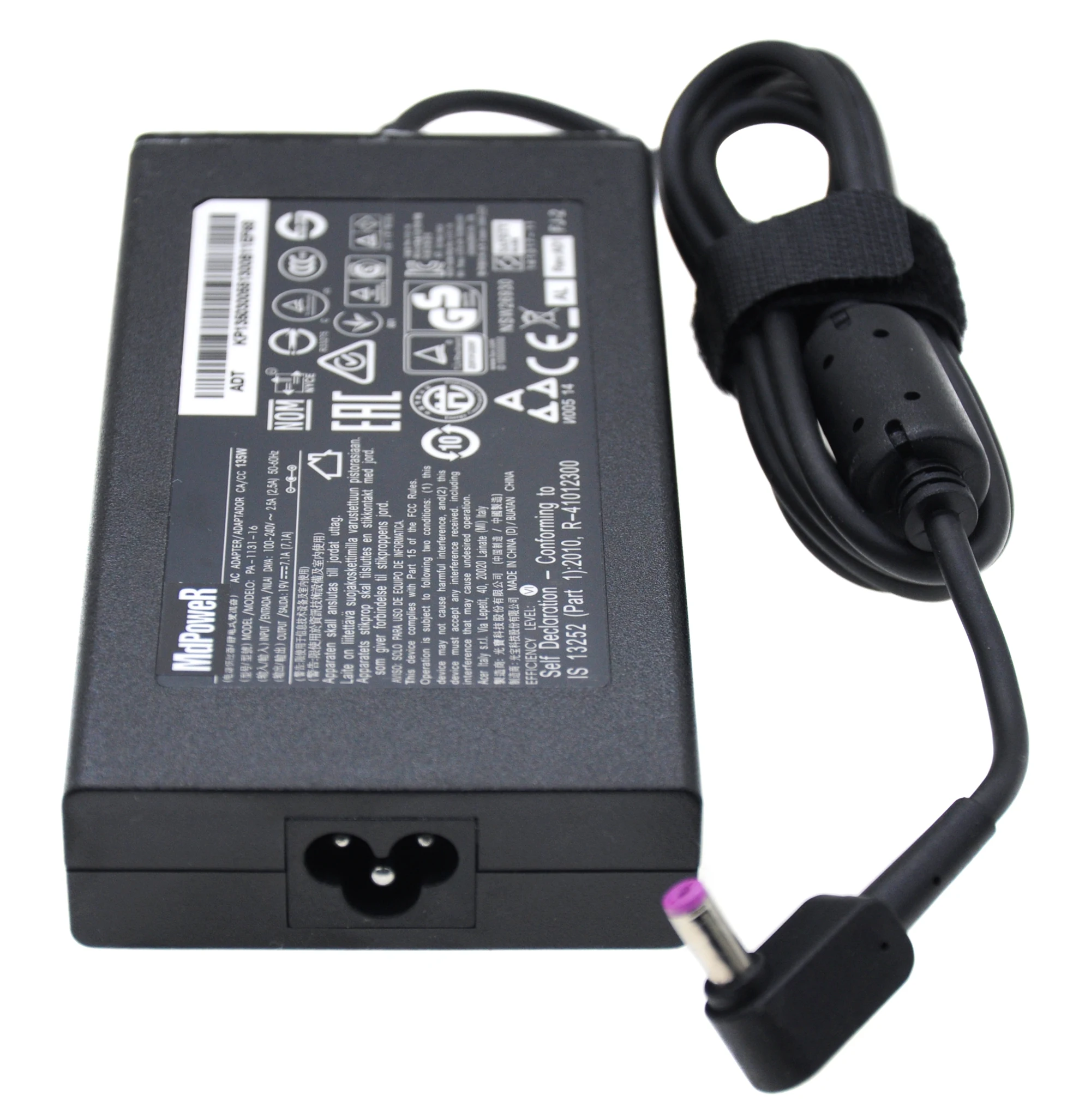 

Original For ACER 19V 7.1A 135W laptop AC adapter charger Aspire V17 Nitro 5 np515-51 pa-1131-16 VN7-591G VX5 VX15 ADP-135KB T