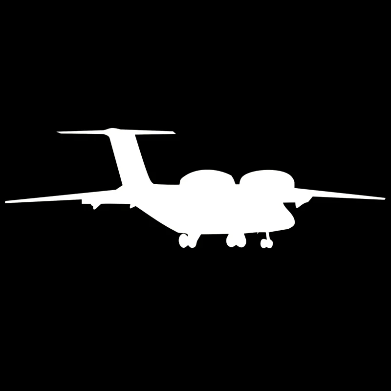 

25cmx8cm Interesting cargo plane Vinyl Car stickers Decals Motorcycle Accessories Car-Window Decorative Goods PVC