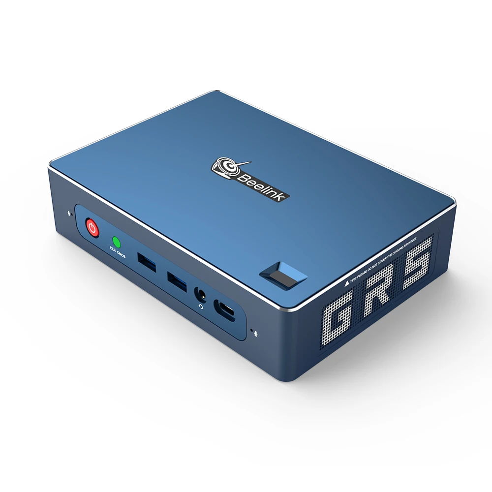 Мини ПК beelink GT R AMD Ryzen 5 3550H 8 ГБ ОЗУ 512 Гб SSD Wi Fi 6 GTR Windows 10 HDD 4K голосовое