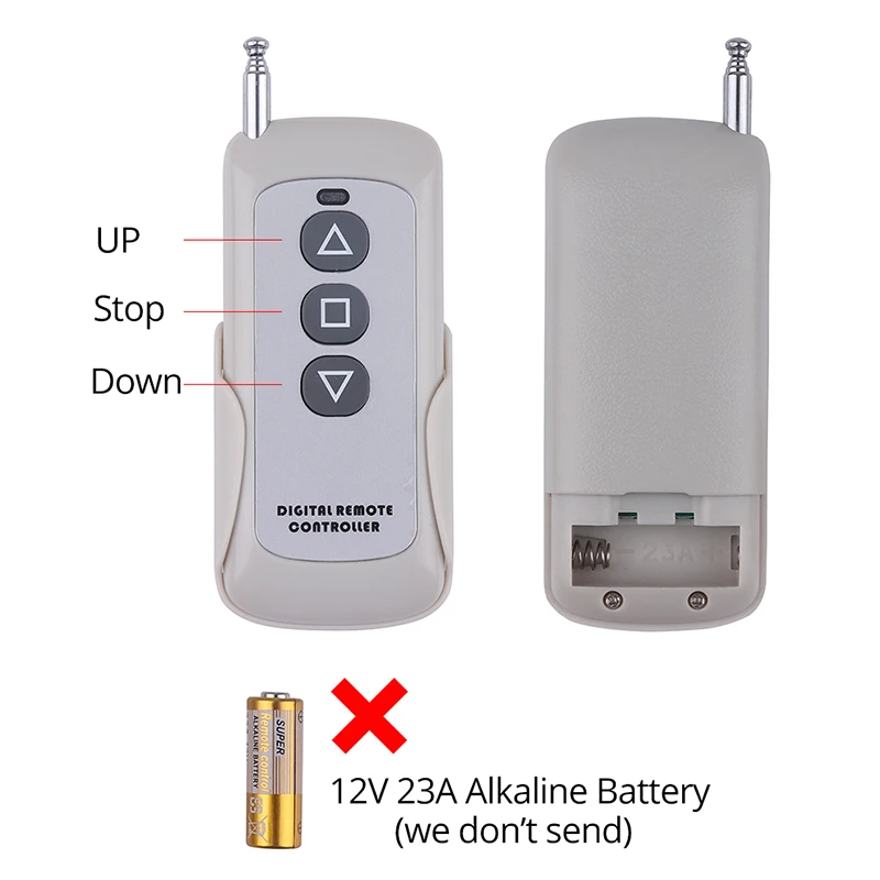 Пульт дистанционного управления RF + линейный привод 12 В Электрический