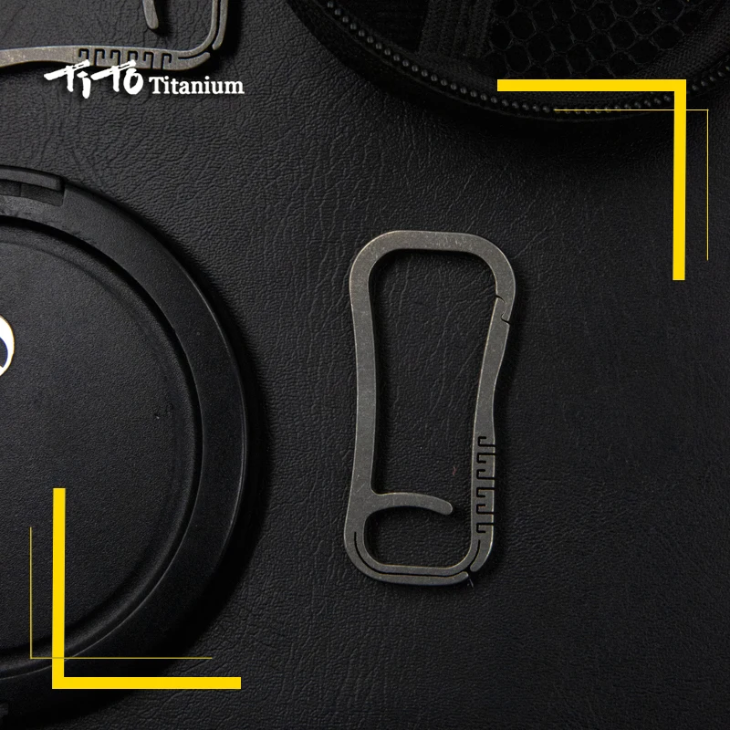 Брелок Тито из титанового сплава для повседневного использования мини-брелок в