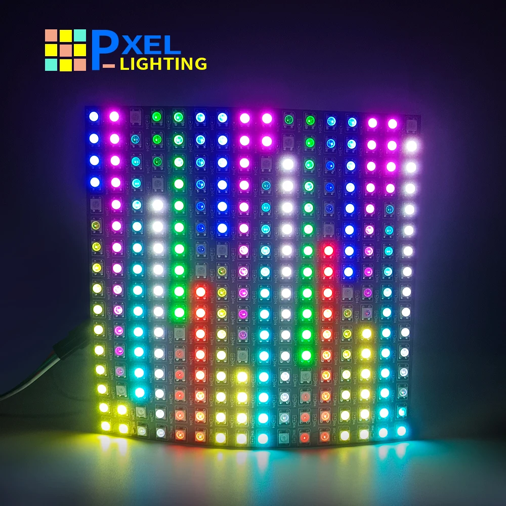 Полноцветная программируемая цифровая RGB Светодиодная лента WS2812B 8*8/16*16/8*32