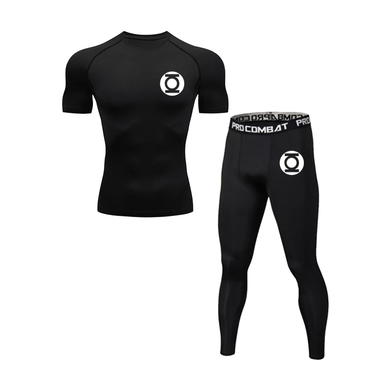 

Men's Gym Fitness Training Suit Men's Shaping And Perspiration Comprehensive Running Suit Outdoor Jogging Breathable T-shirt