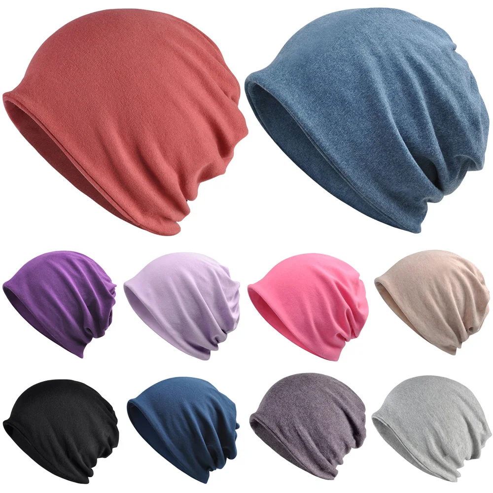 Унисекс женская и мужская одноцветная шапка многофункциональная Повседневная