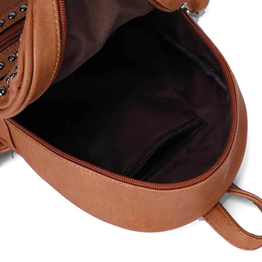 Мини-рюкзак модная школьная сумка женский кожаный рюкзак для ноутбука ретро